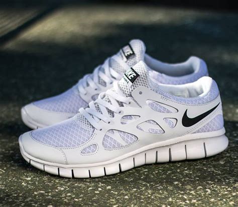 nike free run 2.0 zwart wit|free run 2 black and white.